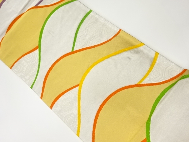 JAPANESE KIMONO / VINTAGE FUKURO OBI / WOVEN MOUNTAINS & KIKKO